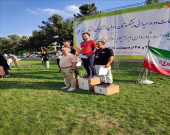 کسب افتخار همکار شرکت آب وفاضلاب استان در مسابقات دوومیدانی انتخابی تیم ملی