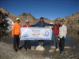 صعود گروه کوهنوردی شرکت آب وفاضلاب استان آذربایجان شرقی به قله سبلان