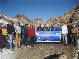 صعود کوهنوردان شرکت آب وفاضلاب به قله سبلان 