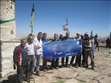 صعود گروه کوهنوردی شرکت آب وفاضلاب استان به قله سلطان 