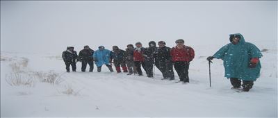صعود گروه کوهنوردی شرکت آب وفاضلاب استان به قله دند 