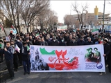 حضور پرشور کارکنان شرکت آب و فاضلاب استان آذربایجان شرقی در راهپیمایی ۲۲ بهمن