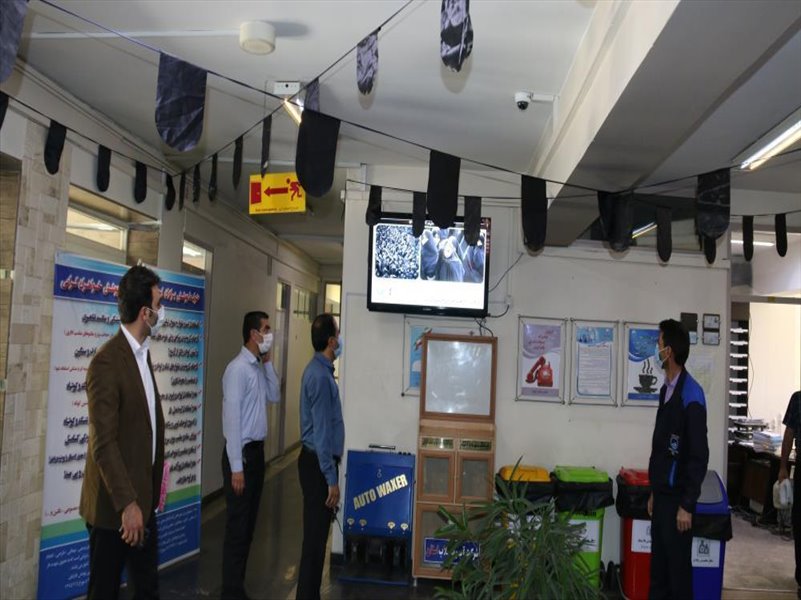 1-تهیه و نمایش کلیپ ارتحال امام خمینی ره برای عموم همکاران و ارباب رجوع