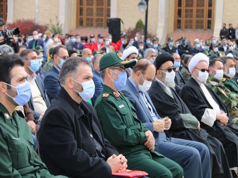 6-شرکت  همکاران در مراسم 13 آبان در مصلی اعظم تبریز