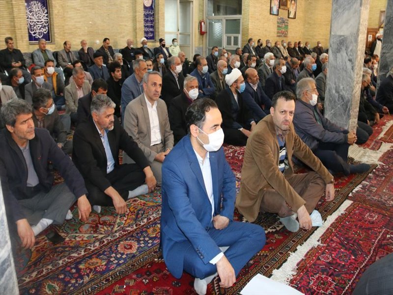 1-شرکت همکاران در یاد واره شهدای جهاد سازندگی در مسجد طوبی تبریز