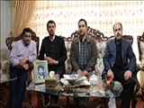 مراسم دیدار از خانواده شهدا در روز شهید