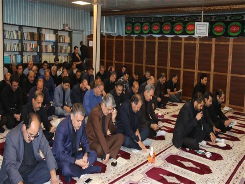 1-برگزاری مراسمی به مناسبت تاسوعا وعاشورای حسینی در نماز خانه شرکت