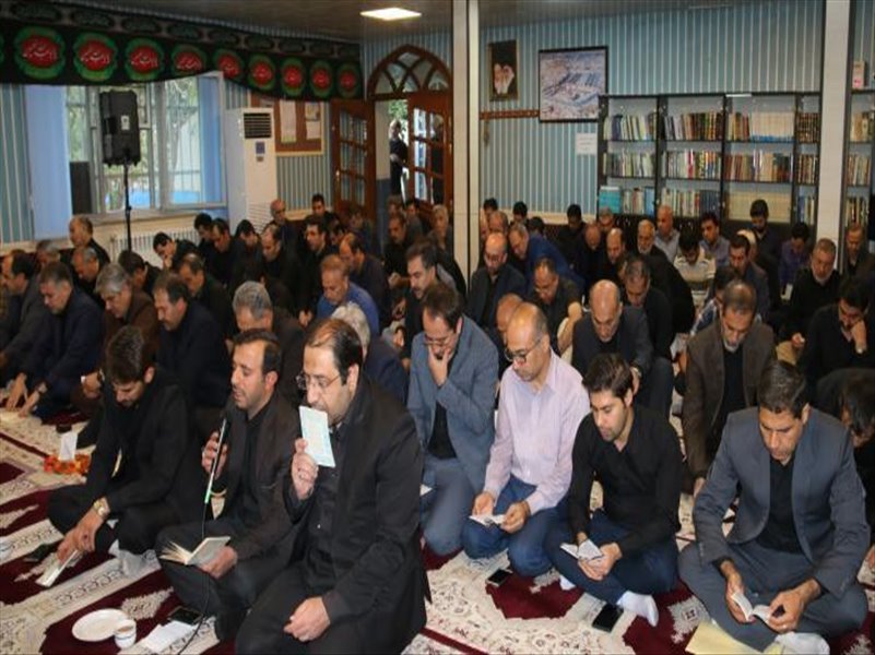 2-برگزاری مراسمی به مناسبت تاسوعا وعاشورای حسینی در نماز خانه شرکت