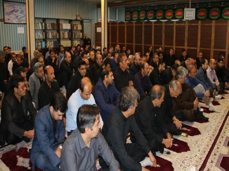 5-برگزاری مراسمی به مناسبت تاسوعا وعاشورای حسینی در نماز خانه شرکت