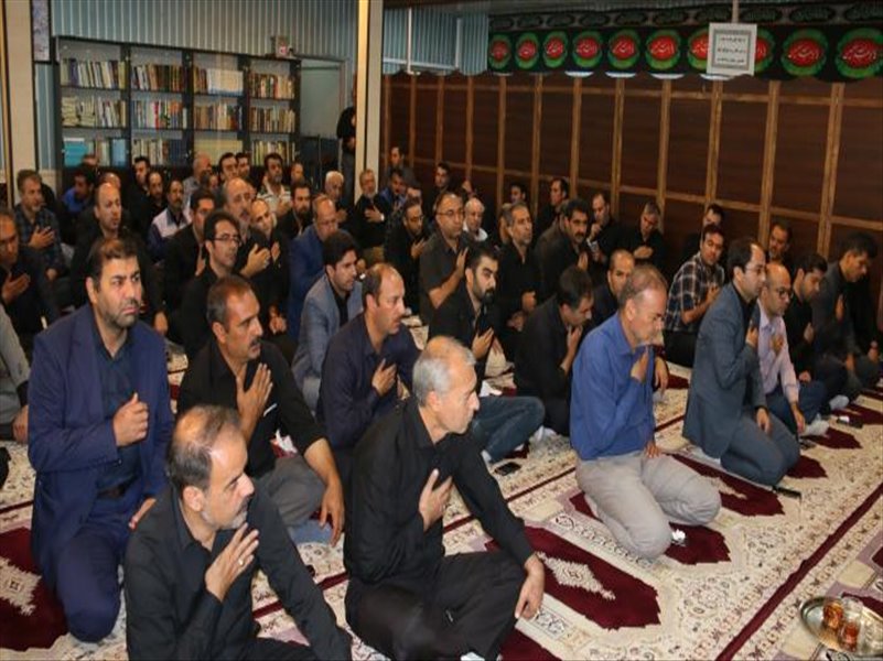 7-برگزاری مراسمی به مناسبت تاسوعا وعاشورای حسینی در نماز خانه شرکت