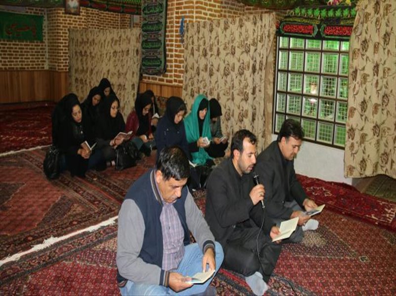 1-برگزاری زیارت عاشورا در زیارتگاه کوه عون ابن علی خواهران