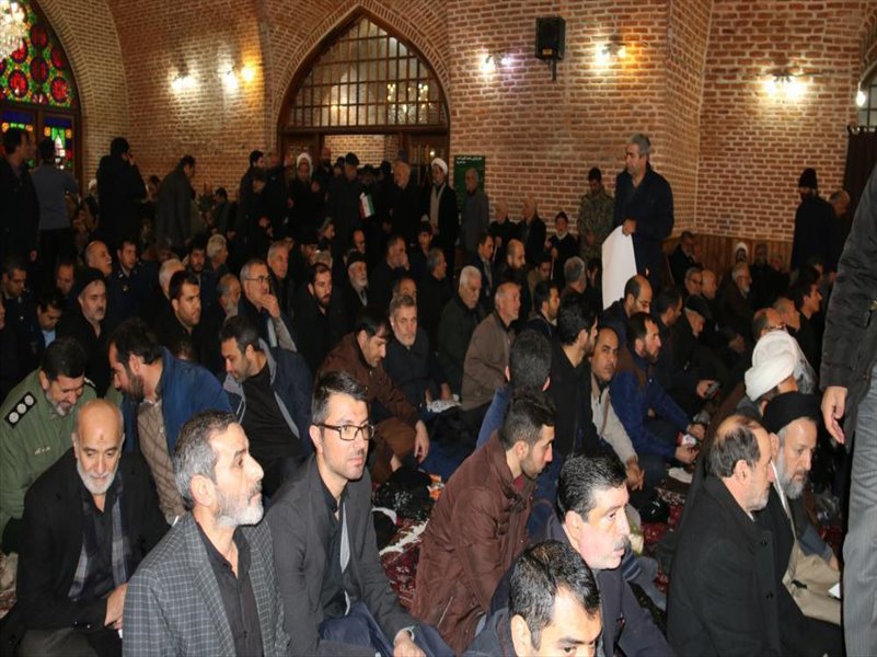 1-شرکت در مراسم سردار شهید سلیمانی در مسجد جامع تبریز