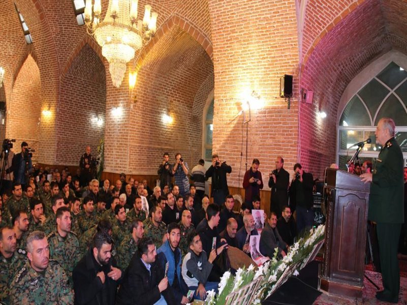 5-شرکت در مراسم سردار شهید سلیمانی در مسجد جامع تبریز
