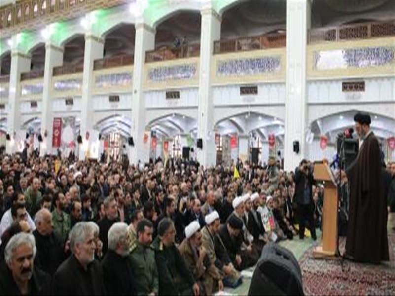 شرکت در همایشی به مناسبت نهم دی در مصلی اعظم تبریز