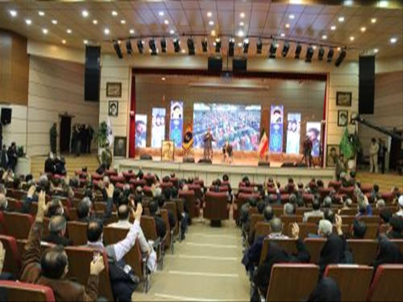 شرکت در مراسم یادواره شهدادر مصلی اعظم تبریز