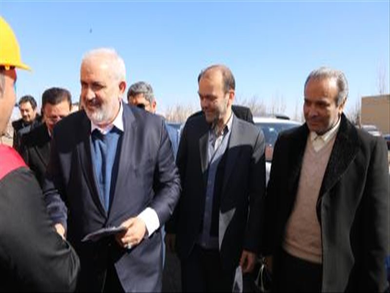 بازدید وزیر نیرو از تصفیه خانه فاضلاب سراب