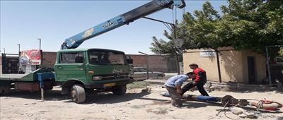 عملیات جهادی برای تامین آب /الکتروپمپ چاهک خانمیر تعویض شد
