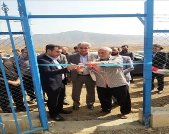 افتتاح پروژه آبرسانی روستای جانانلو  شهرستان خداآفرین در استان آذربایجان شرقی همزمان با هفته دولت