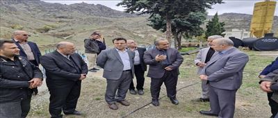 بازدید مشترک مسئولان استانی از طرح‌های عمرانی و زیرساختی شهرستان کلیبر و شهر آبش‌احمد