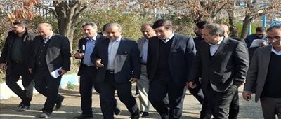 بازدید معاون مالی، حقوقی و مجلس وزارت نیرو از پروژه‌های آبرسانی اهر؛ طرح توسعه تصفیه‌خانه آماده اجرا