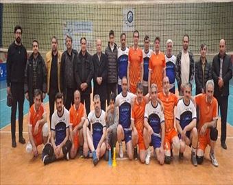 قهرمانی تیم ستاد B در مسابقات والیبال داخلی شرکت آب و فاضلاب آذربایجان شرقی