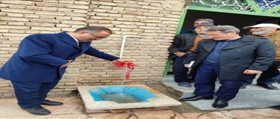 افتتاح سه طرح آبرسانی روستایی در شهرستان اهر همزمان با دهه مبارک فجر
