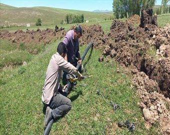 آبرسانی پایدار به 2 روستای نجی‌کندی و کردلر کلیبر با تکمیل عملیات اجرایی