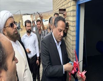 مخزن ۲ هزار مترمکعبی صوفیان با حضور مدیرعامل آبفای کشور به بهره‌برداری رسید