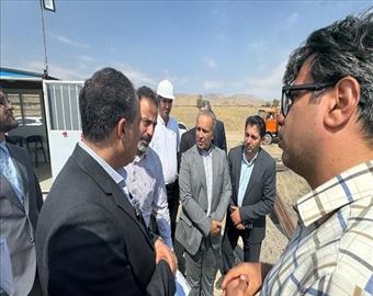 شتاب در تأمین پایدار آب شبستر؛ بازدید امینی از روند اجرای مخزن ۵ هزار مترمکعبی