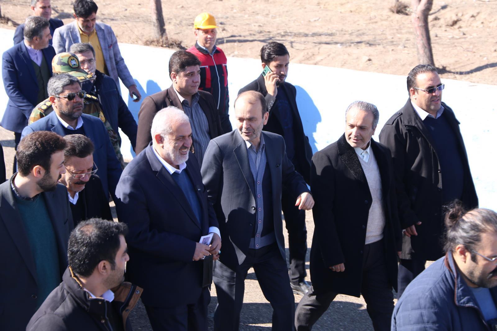 بازدید وزیر نیرو از تصفیه خانه فاضلاب سراب